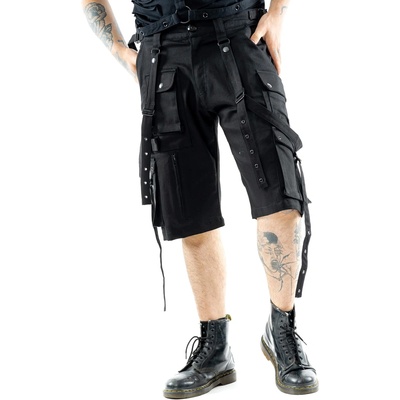 Poizen industries Мъжки къси панталони poizen industries - lupin - black - sh-lpnm-b