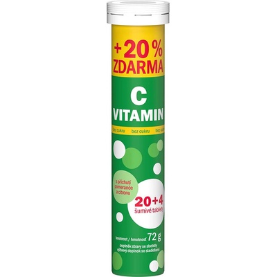 Vitar Vitamín C 24 šumivých tabliet 72 g