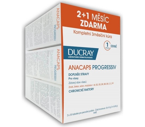 Ducray Anacaps Progressiv 3 x 30 kapsúl