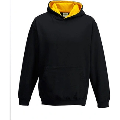 Just Hoods Detská mikina s kapucňou JH003J Jet Black