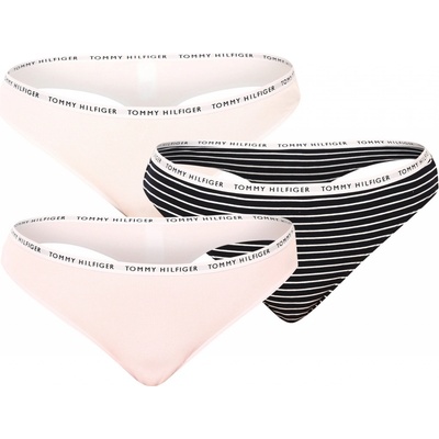 Tommy Hilfiger 3PACK dámske tangá nadrozmer viacfarebné UW0UW04558 0Y3