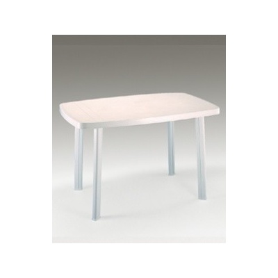 Bogdan Furniture Am Пластмасова маса Фаро 137/85/72h бяла