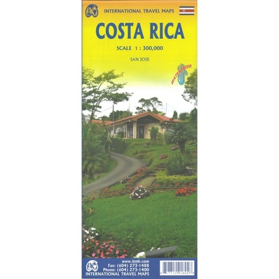 mapa Costa Rica 1:300 t. ITM