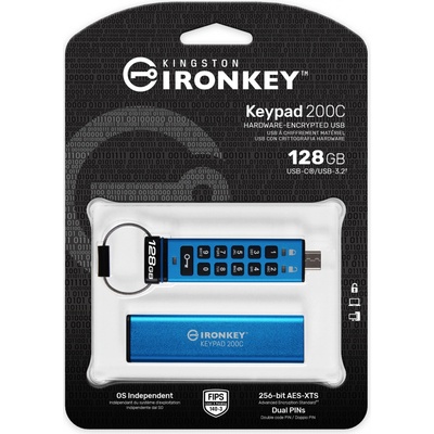 Kingston IronKey Keypad 200C 128GB IKKP200C/128GB