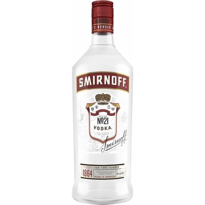 Smirnoff Red 37,5% 1 l (čistá flaša)