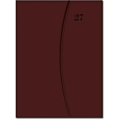 Magnetic A5 Týždenný 2027 hnedý