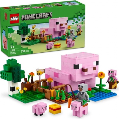 LEGO® Minecraft® 21268 Domček Prasiatka