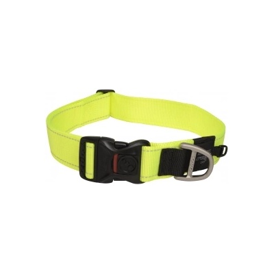 Rogz - Регулируем светлоотразителен нашийник за кучета, 50-80 см. - зелен