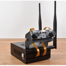 Waveshare Aluminum Alloy Case For Jetson Orin, With Camera Holder, Suitable for Jetson Orin Nano And Jetson