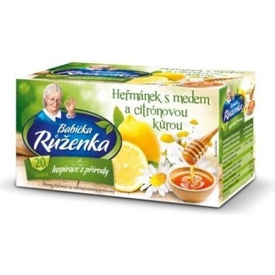 Babička Růženka čaj heřmánek med citrón 40 g