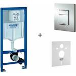 GROHE Rapid SL 4-в-1 комплект за вграждане с рамка и клапа Skate Cosmopolitan със звукоизолация (38775001)