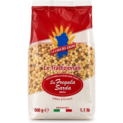 La casa del grano fregula sarda střední 500 g