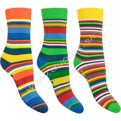 SOCKS4FUN Zimné ponožky W 3134 pruhy 5 k.5