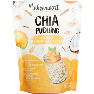 ehrenwort. Chia pudink mango kurkuma latte 250 g bio BIO VEGAN