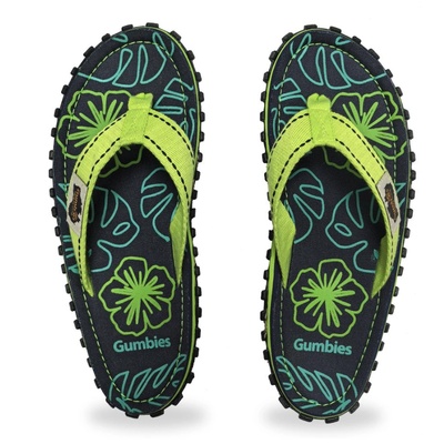Gumbies Islander Lime Hibiscus Размер на обувките (ЕС): 40 / Цвят: зелен