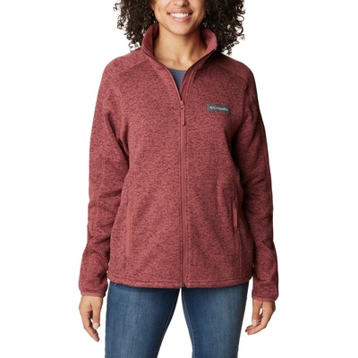 Columbia W Sweater Weather Full Zip červená