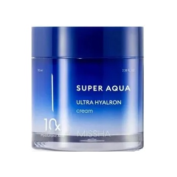 Missha Super Aqua Ultra Hyalron Cream - Хидратиращ крем за лице с 10 вида хиалуронова киселина 70мл