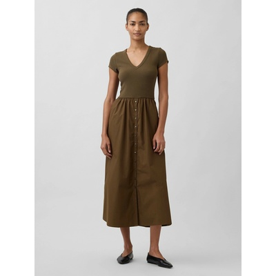 GAP Макси рокля GAP GAP | Zelen | ЖЕНИ | XXS