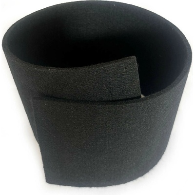 Technický filc 4 mm, farba čierna, metráž 100 cm