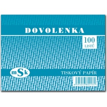 MSK 213 Dovolenka A6