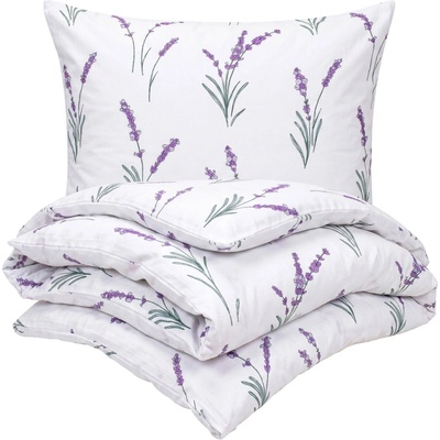 4Home bavlna obliečky Lavender 140x220 70x90