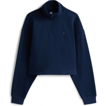 Tommy Hilfiger Women's Quarter Zip Fleece Pullover - Dark Night Navy
