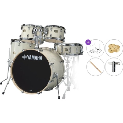Yamaha SBP0F5 Stage Custom Standard SET Classic White Акустични барабани-комплект (SBP0F5CW-STANDARD-SET)