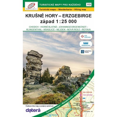 Turistické mapy pro každého - Krušné hory-západ 1:25T 74