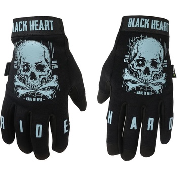 Image 1 of Black heart Ръкавици BLACK HEART - Moto W-TEC Web Skull - ЧЕРЕН - 029-0012-BLK