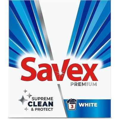 Savex Premium White прах за пране, 300гр, 3 пранета