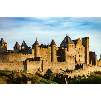 DIMEX ART s. r. o Флизелинов фототапет крепостта каркасон 375 x 250 см