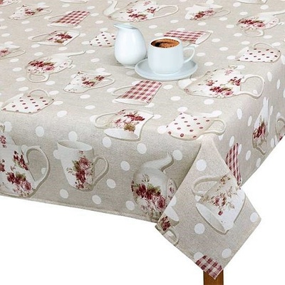Bellatex ubrus Ema hrnek s konvičkou 140x140cm