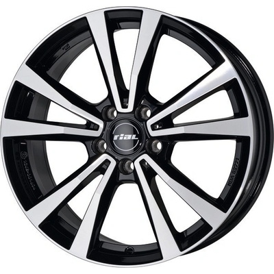 Rial M12 9x19 5x112 ET49 black polished
