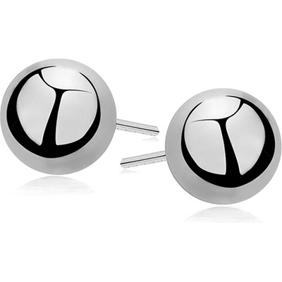 Olivie strieborné guličky rhodium 4103