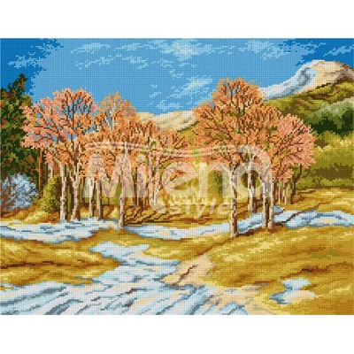 Milena Style Пролет в Родопите - гоблен със схема конци Ariadna 1: 1