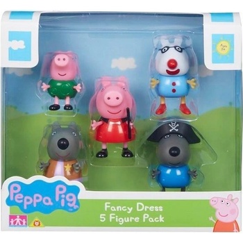 TM Toys Peppa Pig Maškarní šaty set 5 figurek