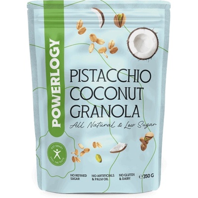 Powerlogy Upgraded Granola granola bez lepku Pistacchio Coconut 350 g