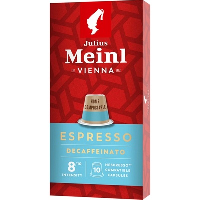 Julius Meinl Kávové kapsle Nespresso kompostovatelné Espresso Decaffeinato 10 x 5.6 g