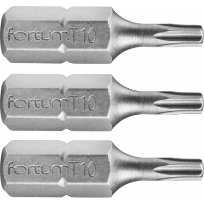 Fortum Kito hrot TORX, sada 3ks, T 10x25mm