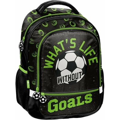 Paso batoh Fotbal ergonomický 42 cm zelená