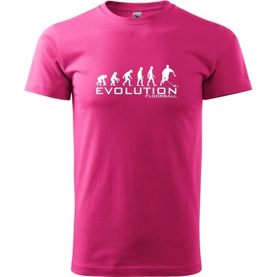 Evolúcia Floorball tričko purpurové
