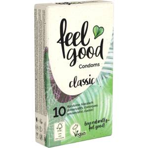 feelgood classic/ classic transparent, vegan condoms 10 pcs