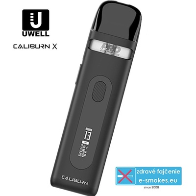 Uwell Caliburn X Pod Kit 850 mAh Matte Black 1 ks