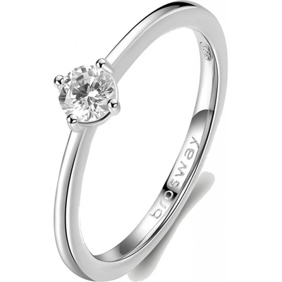 Brosway Stříbrný prsten s kubickým zirkonem Fancy Infinite White FIW76