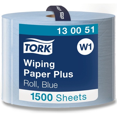 Tork Wiping Paper Plus dvouvrstvé, modré, 510 m