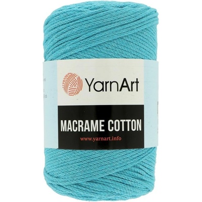 YarnArt Macrame Cotton 763 azúrovo modrá