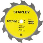 STANLEY - Пилен диск за дърво 184x16 мм, 12 зъба STA13020-XJ (STA13020-XJ)