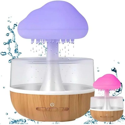 Verk 27484 Multifunkčná zvlhčovacia hubka LED RGB 200 ml biela