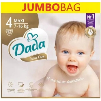 Dada JUMBOBAG Extra Care 4 Maxi 7-16 kg 4x 82 ks