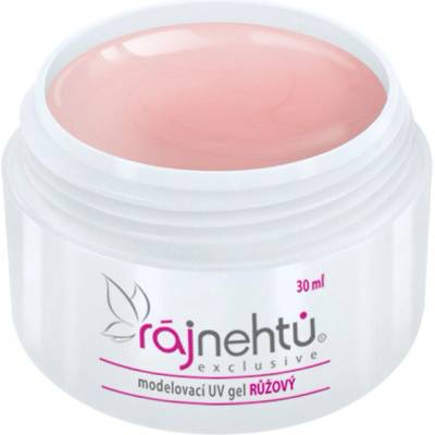Ráj nehtů UV gel modelovací růžový 30 ml